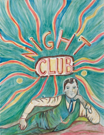 Buster, Gouache on paper, 65 x 50 cm, 2018