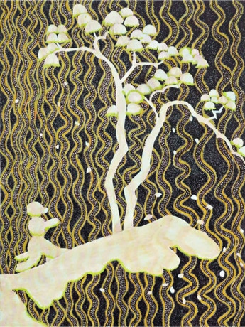 Der Wanderer, Oil on canvas, 80 x 60 cm, 2010