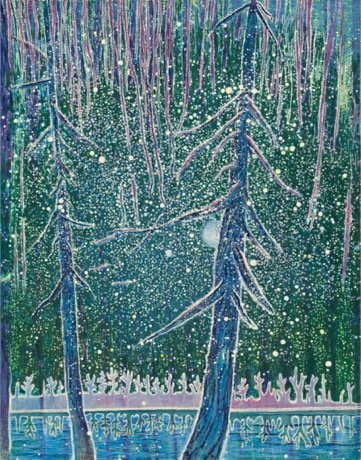 Emerald, Oil on canvas, 190 x 150 cm, 2016