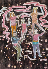 Fit, Ink on paper, 100 x 60 cm, 2020