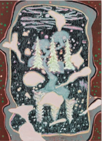 Fleck, Oil on canvas, 70 x 50 cm, 2018