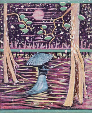 Geisha, Oil on canvas, 80 x 65 cm, 2017