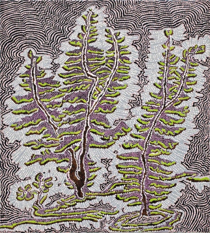 Heide, Oil on canvas, 55 x 50 cm, 2013