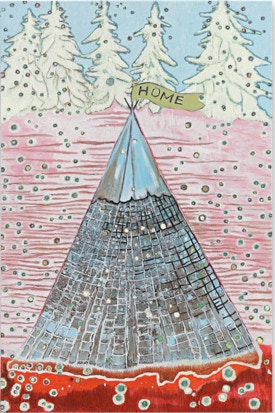 Home, Oil on canvas, 90 x 60 cm, 2018