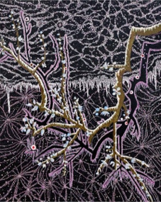 Kristalleis, Oil on canvas, 100 x 80 cm, 2012