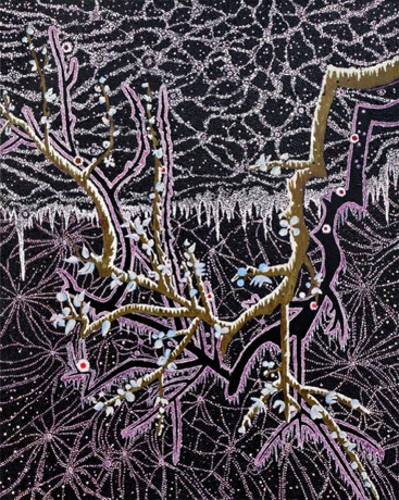 Kristalleis, Oil on canvas, 100 x 80 cm, 2012