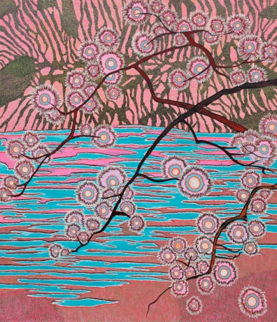 Ruhe, Oil on canvas, 220 x 190 cm, 2009