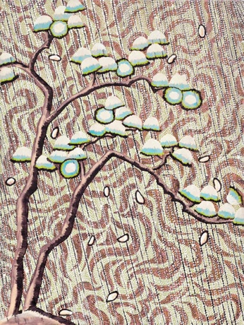 Schwarzer Regen, Oil on canvas, 80 x 60 cm, 2010