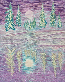 Silver river, Oil on canvas, 200 x 160 cm, 2016