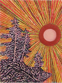 Sonne, Oil on canvas, 40 x 30 cm, 2015