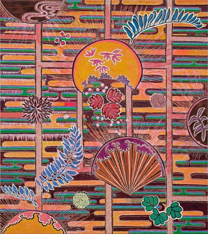 Strahlen, Oil on canvas, 170 x 150 cm, 2015