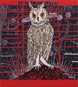 Suche einen Freund, Oil on canvas, 55 x 50 cm, 2013