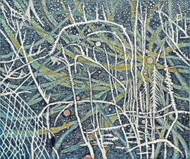 Unterwasserwelt, Oil on canvas, 160 x 190 cm, 2014