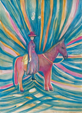 Untitled, Gouache on paper, 65 x 50 cm, 2020