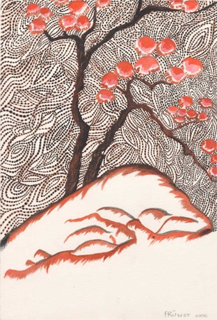 Untitled, Gouache on paper, 39 x 26 cm, 2006