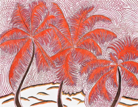 Untitled, Gouache on paper, 50 x 65 cm, 2008