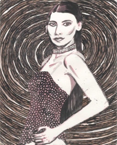 Untitled, Gouache on paper, 32,5 x 26 cm, 2002