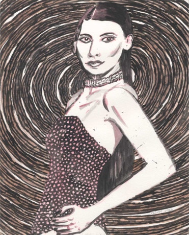 Untitled, Gouache on paper, 32,5 x 26 cm, 2002