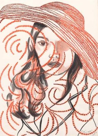 Untitled, Gouache on paper, 39 x 27,5 cm, 2006