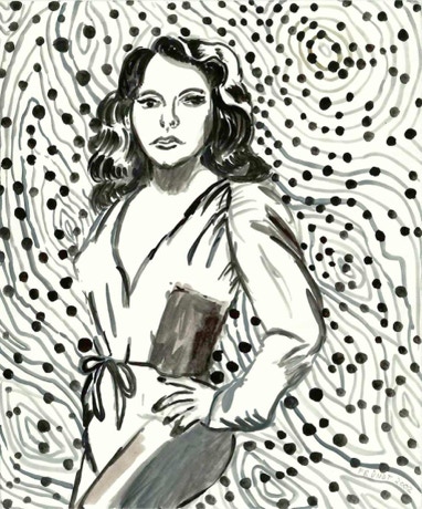 Untitled, Gouache on paper, 35,5 x 30 cm, 2002