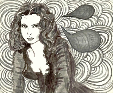 Untitled, Gouache on paper, 29,5 x 36 cm, 2002